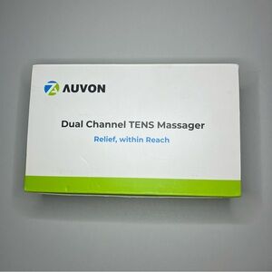 Auvon Dual Channel TENS Unit Massager New Muscle Stimulator 20 Modes Pain Relief
